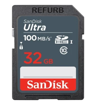 LOT 400x SanDisk 32GB Ultra Class 10 UHS-I SD 100MBs SDHC / SDXC memory card 32 - Image 1 of 4