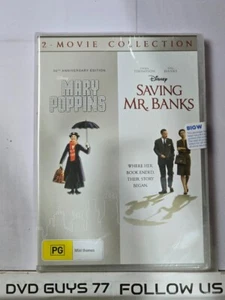 Saving Mr Banks & Mary Poppins - DVD - Region 4 (NEW SEALED) - Picture 1 of 1