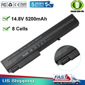 Battery for HP EliteBook 8530p 8540p 8540w 8730p 8740w 458274-421 493976-001 NEW - Picture 1 of 10