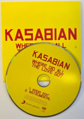 Kasabian Where Did All The Love Go? Single PROMO in Card Sleeve on Columbia 2009 - Image 1 of 4