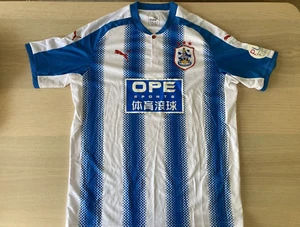 Huddersfield Town Home 2017-2018 Premier League Adidas XL Shirt Terriers - Picture 1 of 4