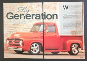 1955 F-100 Original 2010 Zeitschriftenartikel My Generation Whitewall To Thin Walls - Bild 1 von 6