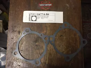 Harley-Davidson Dealer pair genuine base gasket evo 883,1100,OEM 16774-86 USA - Picture 1 of 9
