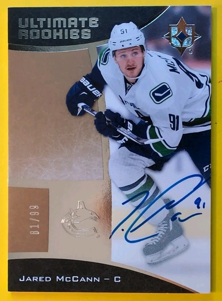 JARED McCANN ULTIMATE ROOKIES AUTO 2015-16 ULTIMATE COLLECTION /99 AUTOGRAPH 112 - Image 1 of 4