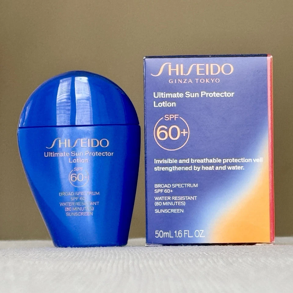 SHISEIDO ULTIMATE PROTECTOR SOLAR LOCIÓN FACIAL Y CORPORAL SPF 60+ (1,6 OZ/50 ML) NUEVO Foto 1 de 4