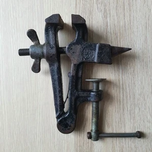 Vices for Jewelers, Watchmakers. USSR Vice Vintage Soviet Vice and Anvil - Picture 1 of 10