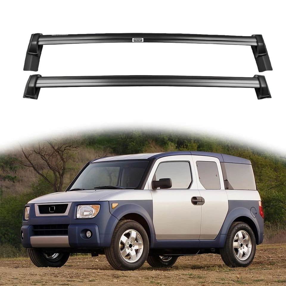 2 barras transversales robustas portaequipajes portaequipajes para Honda Element 2003-2011 Foto 1 de 4