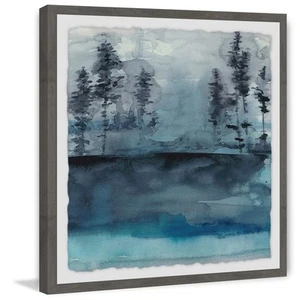 Marmont Hill Twilight Forest Framed Painting Print - Picture 1 of 6