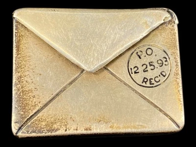 Antico porta timbri in argento sterling smaltato Gorham - Immagine 1 di 4