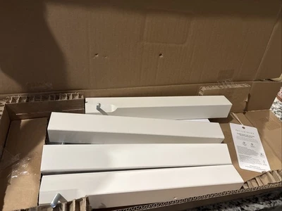 Juego de patas de mesa Pottery Barn Carolina de 24 pulgadas blancas Foto 1 de 3