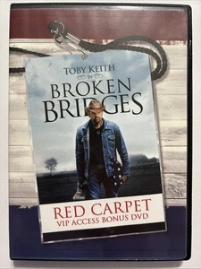 Toby Keith in Broken Bridges Red Carpet VIP Access Bonus DVD Promotional New - Imagen 1 de 4