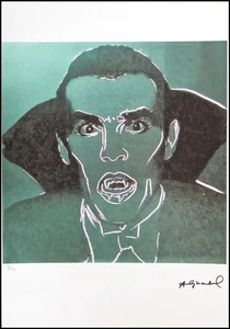 ANDY WARHOL * Dracula * 50 x 35 cm * signed lithograph * limited # xx/125 - Bild 1 von 9