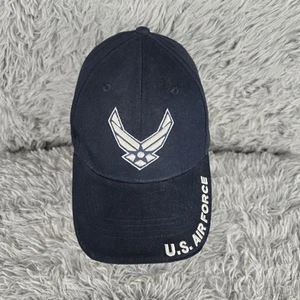 Eagle Crest USAF U.S. Air Force OSFM Blue Cotton Hook & Loop Baseball Cap - Bild 1 von 7