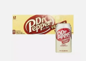 Dr Pepper Vanilla Float Soda Pack of 12 x 355 ml - Picture 1 of 1