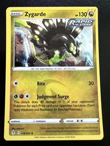 Zygarde Holo Rare SWSH07: Evolving Skies 118/203 NM/MT - Picture 1 of 2