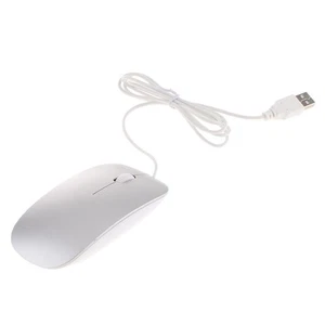 Thin Slim USB Optical for PC Laptop Windows Macbook-Silver - Picture 1 of 5