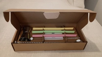 Kit de receita NESPRESSO: 3 canudos, escova de limpeza, gabarito e colher; Novo em folha - Imagem 1 de 4