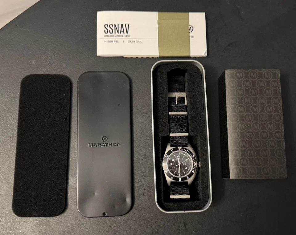 Marathon SS-NAV Quartz Men’s Military Watch - Image 1 of 1