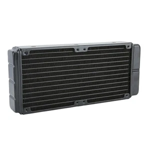 45mm Double Core 24-Pipe Heat Sink Water Radiator Computer Cooling Parts PC NEW - Afbeelding 1 van 10