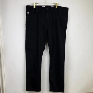 AG Adriano Goldschmied B-Type II Men’s Deep Black Straight Jeans 40 x 32 NWT - Picture 1 of 11