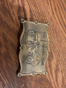 VINTAGE 1970s The World’s First Elgin 1914 Belt Buckle By Lewis Buckle Chicago - Picture 1 of 4