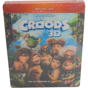 The Croods Blu-ray 3D + 2D + DVD SteelBook Lenticular Limited Edition Zone B - Picture 1 of 10