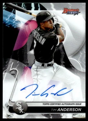 2020 Bowman's Best Tim Anderson Auto Chicago White Sox #B20-TA - Image 1 of 2