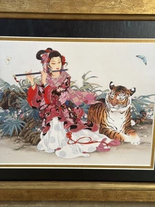 Vintage Caroline Young - Immortal Melody - Lithograph Art Matted and Framed - Picture 1 of 14