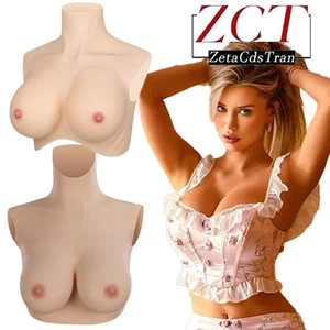 Forme seno realistiche in silicone tette finte piatti seno coppa C-H crossdresser - Foto 1 di 23