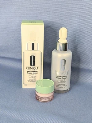 Clinique Repairwear Laser Focus Smooths Restores Corrects Face Serum 1.7 oz NIB - Image 1 of 4