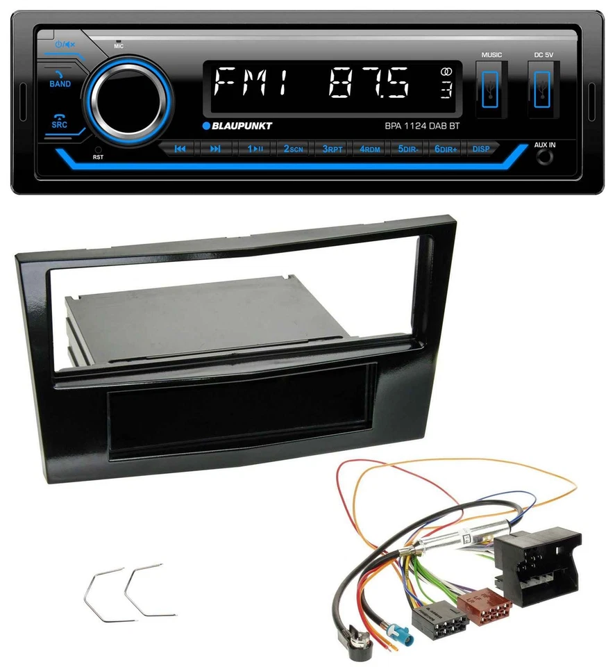 Blaupunkt Bluetooth USB DAB MP3 Autoradio für Opel Astra H Corsa D Zafira B ab 2 - Bild 1 von 4