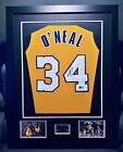 Shaquille O'Neal Jersey Signed / Frame / Beckett / LA Lakers / NBA