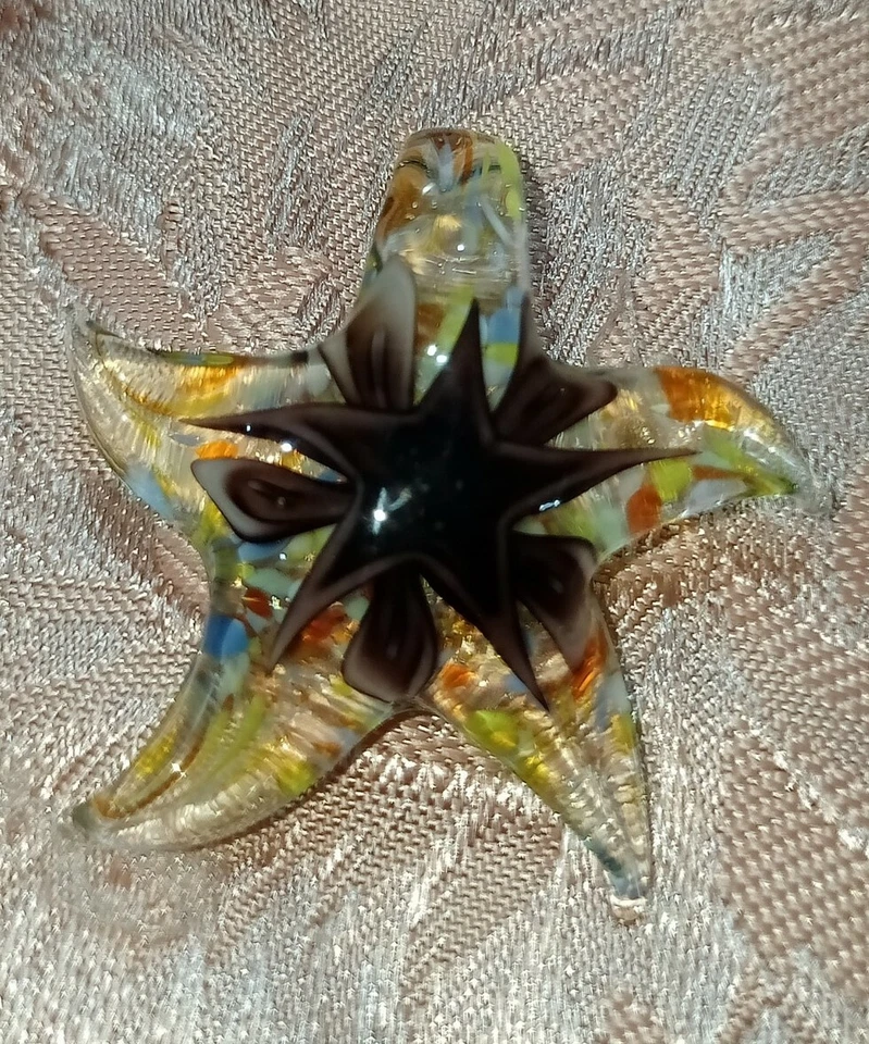 CIONDOLO 🌟 STELLA -VETRO DI MURANO.,, - Immagine 1 di 1