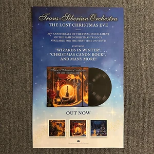 Trans-Siberian Orchestra Lost Christmas Eve 20th Anniversary PROMOTIONAL POSTER - Picture 1 of 4