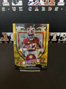2021 Prizm Draft Picks Jaylen Waddle Crusade Gold Cracked Ice RC #169 (B1-T1) - Bild 1 von 2