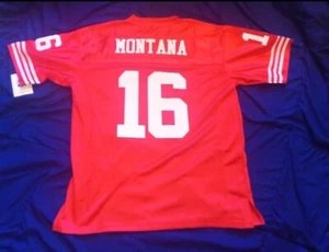Joe Montana XL (50) Red San Francisco 49ers Jersey New - Picture 1 of 2