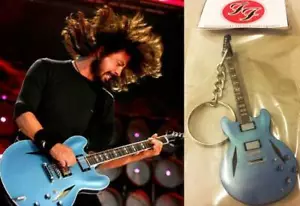 Keychain Guitar Gibson Es-335 Dave Grohl Foo Fighters Brand New Sealed