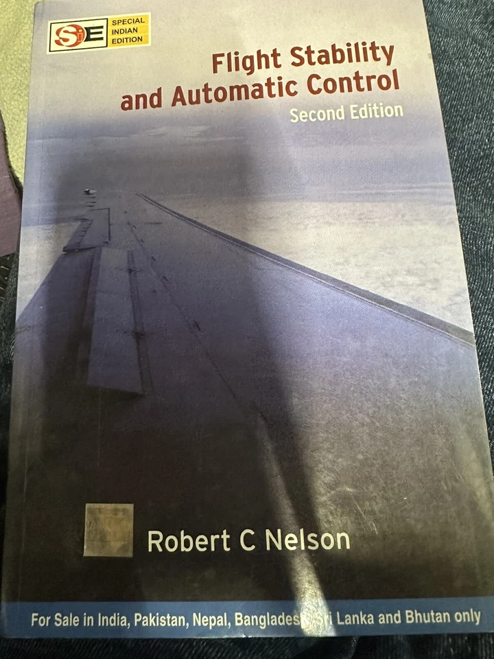 FLIGHT STABILITY AND AUTOMATIC CONTROL By Nelson - Image 1 of 1
