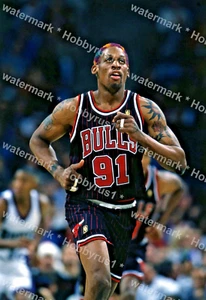 DENNIS RODMAN Chicago Bulls 1996 NBA Original 35mm Color Transparency - Picture 1 of 2