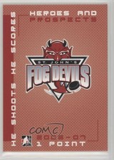 2006-07 ITG Heroes and Prospects St John's Fog Devils