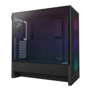 NZXT H5 Flow RGB 2024 Mid Tower Case - Black, High-Airflow, Tempered Glass - Picture 1 of 9