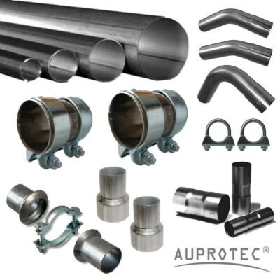 Auspuffrohr Abgasrohr Rohr Abgasanlage universal Ø38 42 45 48 50 54 57 65 76 mm  - Bild 1 von 2