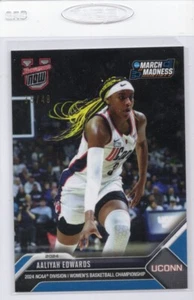 2024 Topps Now Bowman U Aaliyah Edwards March Madness Blue SP 35/49 UCONN - Picture 1 of 1