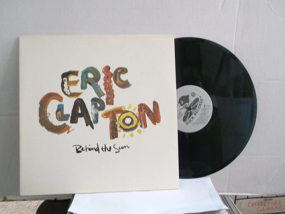 Eric Clapton,Duck,"Behind The Sun",US,LP,stereo,gatefold, 1985 blues rock,Mint - Image 1 of 1