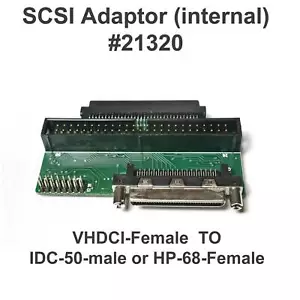 VHDCI Female to IDC50 Male & DB68 Female SCSI Adapter - Picture 1 of 1