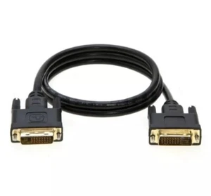 3 Ft DVI to DVI Cable Digital Dual Link DVI-D Cord HDTV Projector Monitor Cord - Picture 1 of 3