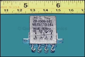 1 PC Relé Mil Spec Bobina Sellada 675 Ohmios 26.5V Contactos 2A HiG Parte 2B-1506-141 - Imagen 1 de 1