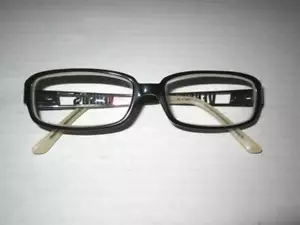 Gafas de diseñador Versus vintage para mujer ModVR8027 negras exteriores crema interior - Imagen 1 de 4