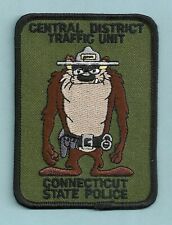 CONNECTICUT STATE POLICE CENTRAL TRAFFIC DIVISION SHOULDER PATCH TAZ