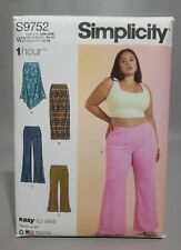 Simplicity S9752 W2 Womens' Knit Skirts And Pants In Two Lengths Size 20W- 28W